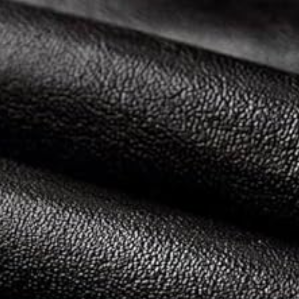 Black faux leather full size platform bed with adjustable LED headboard, button-tufted design, silver nailhead trim, and four underbed storage drawers