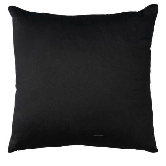 Set of 2 luxury black pillow covers with zipper closure for modern home decor, perfect for living rooms, bedrooms, and sofas.