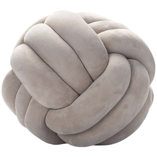 Grey Geometric Decorative Throw Pillow – Modern Plush Cushion for Sofa, Bed, or Home Decor (22 cm & 28 cm Sizes)