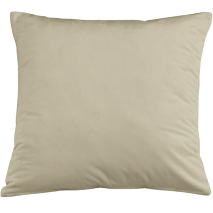 Set of 2 luxury light beige pillow covers with zipper closure for modern home decor, perfect for living rooms, bedrooms, and sofas.