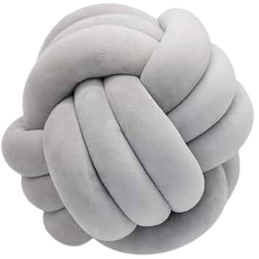 Light Grey Geometric Decorative Throw Pillow – Soft Modern Cushion for Sofa, Bed, or Home Decor (22 cm & 28 cm Sizes)
