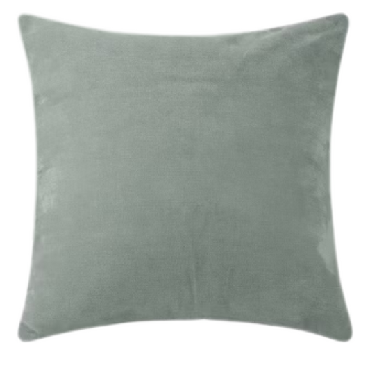 Set of 2 luxury light grey pillow covers with zipper closure for modern home decor, perfect for living rooms, bedrooms, and sofas.
