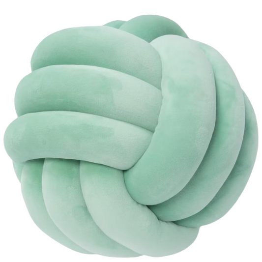 Mint Green Geometric Decorative Throw Pillow – Soft Modern Cushion for Sofa, Bed, or Home Decor (22 cm & 28 cm Sizes)