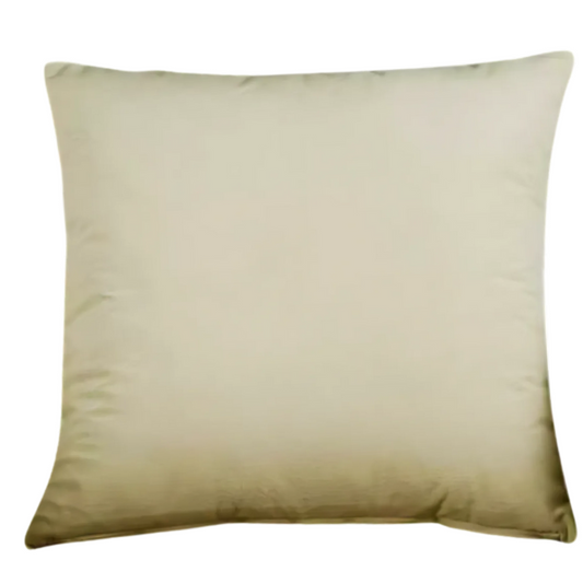 Set of 2 luxury muted yellow pillow covers with zipper closure for modern home decor, perfect for living rooms, bedrooms, and sofas.