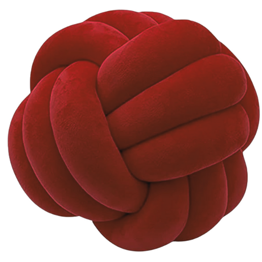 Red Wine Geometric Decorative Throw Pillow – Elegant Modern Cushion for Sofa, Bed, or Home Decor (22 cm & 28 cm Sizes)