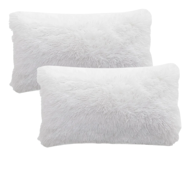 white-faux-fur-throw-pillows-set-12x20

