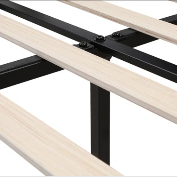 White velvet king-size platform bed with tall tufted wingback headboard, nailhead trim, and no box spring required

